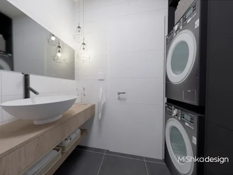 3D vizualizace koupelny – Mishka Design Brno
